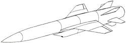 Предположительный вид высотной крылатой стратегической ракеты 3М-25 "Метеорит"