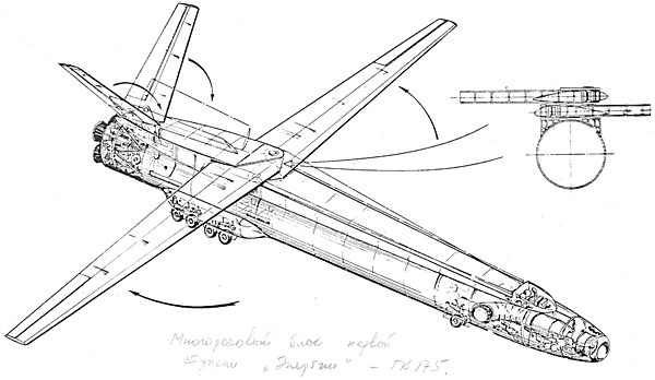 Многоразовый блок первой ступени "Энергии" - ГК-175