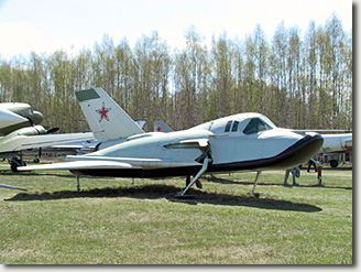 Spiral's '105.11' prototype displayed in the Russian Air Force museum in Monino. May 2004