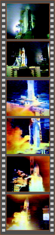 Кинограмма запуска комплекса "Энергия-Полюс" 15 мая 1987 года