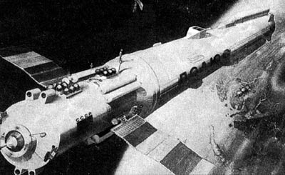 изделие 17Ф19Д - космический аппарат "Скиф-Д" в полете