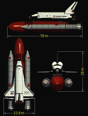 Система Space Shuttle (рисунок Maris Multimedia)